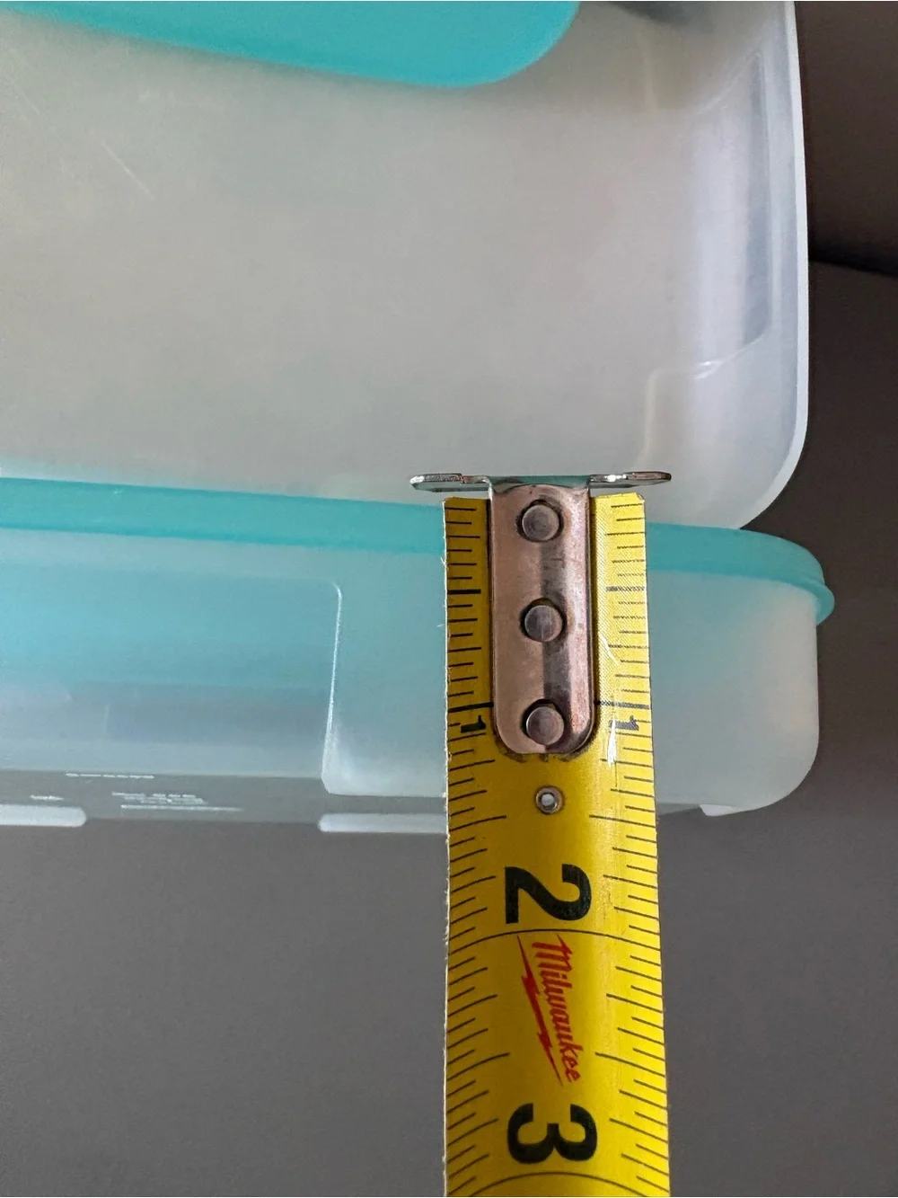 Tupperware Freezer Mates Set of 2 Rectangular Storage Containers Teal Aqua